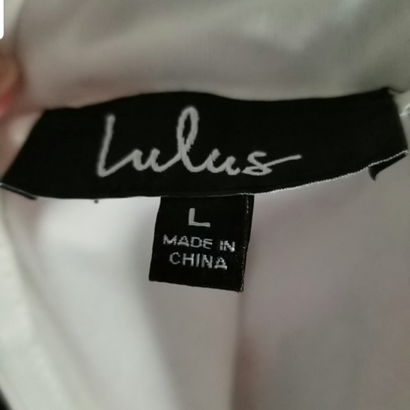 Lulu's white floral maxi, tie shoulder - Picture 3 of 4